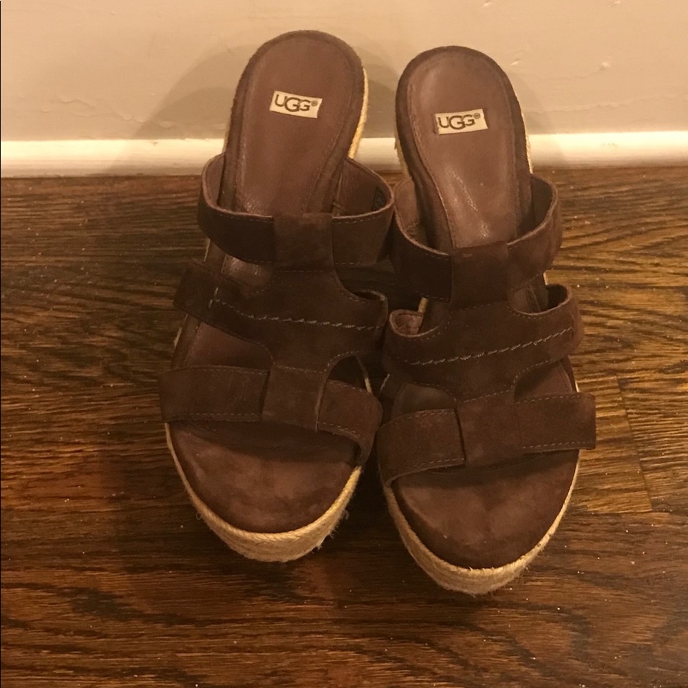 UGG wedge sandals